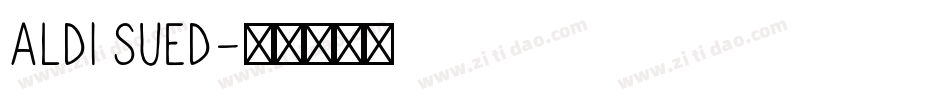 aldi sued字体转换